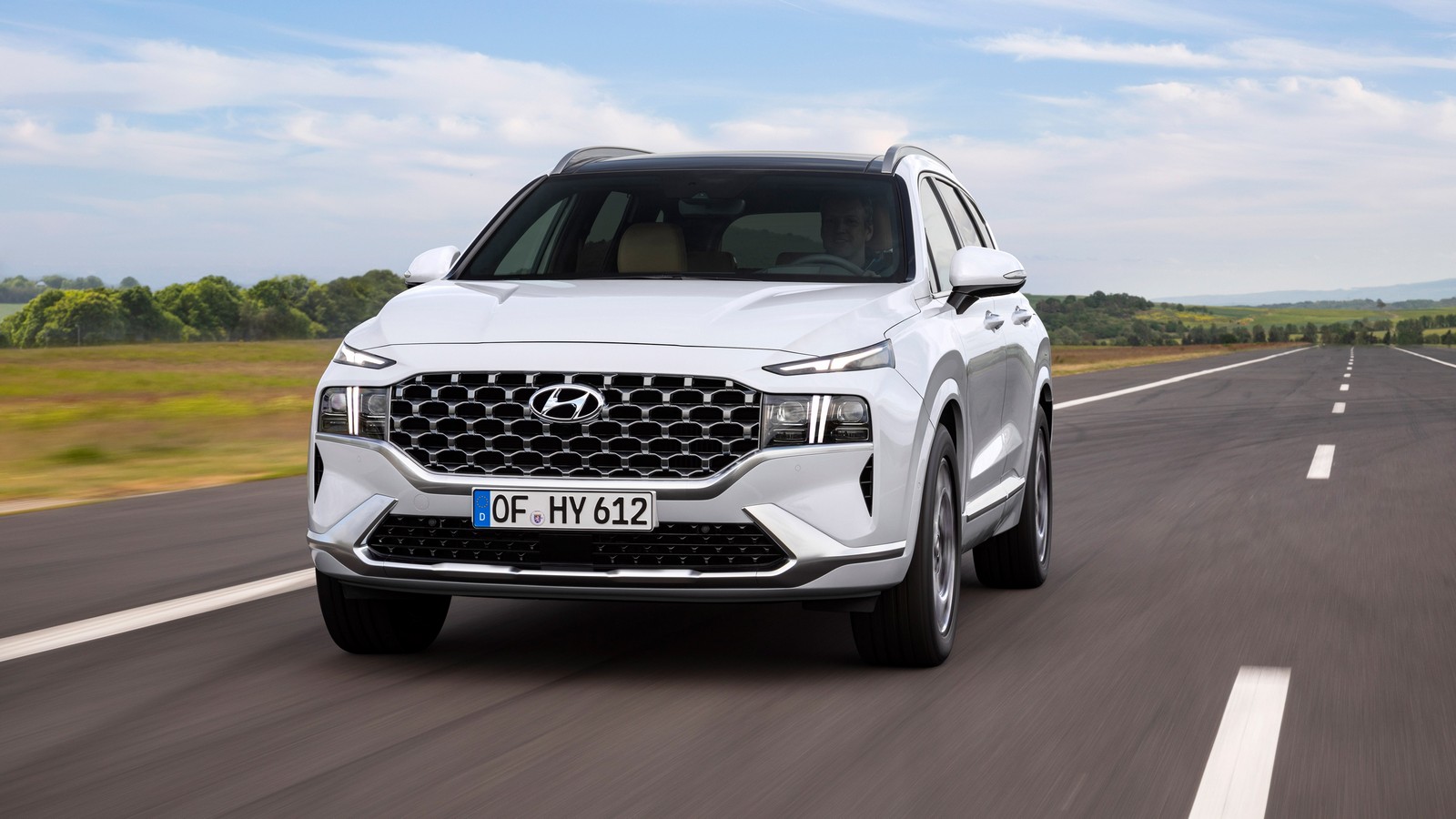 Фото Hyundai Santa Fe четвертое поколение рестайлинг Внедорожник