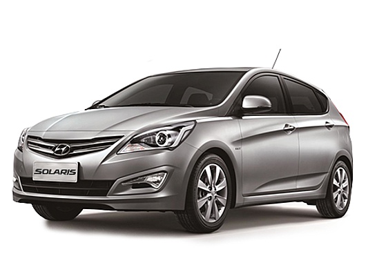 Фото Hyundai Solaris первое поколение рестайлинг хэтчбек