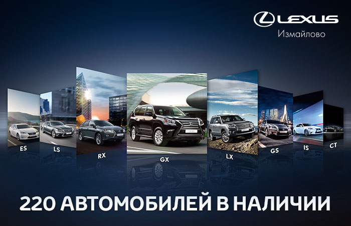 Самое лучшее время для покупки Lexus в ЛЕКСУС ИЗМАЙЛОВО.