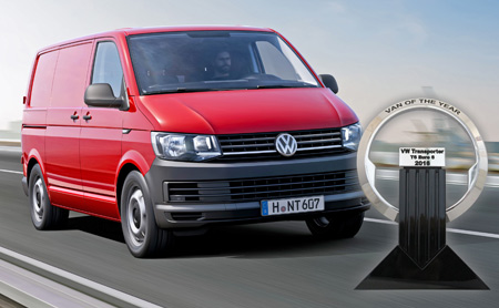 Volkswagen Transporter – лучший фургон 2016 года в АВИЛОНЕ