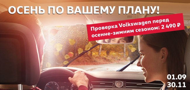 Проверка Volkswagen по специальной цене — 2 490 руб!