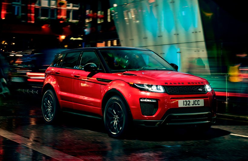 Range Rover Evoque.  Яркая форма жизни