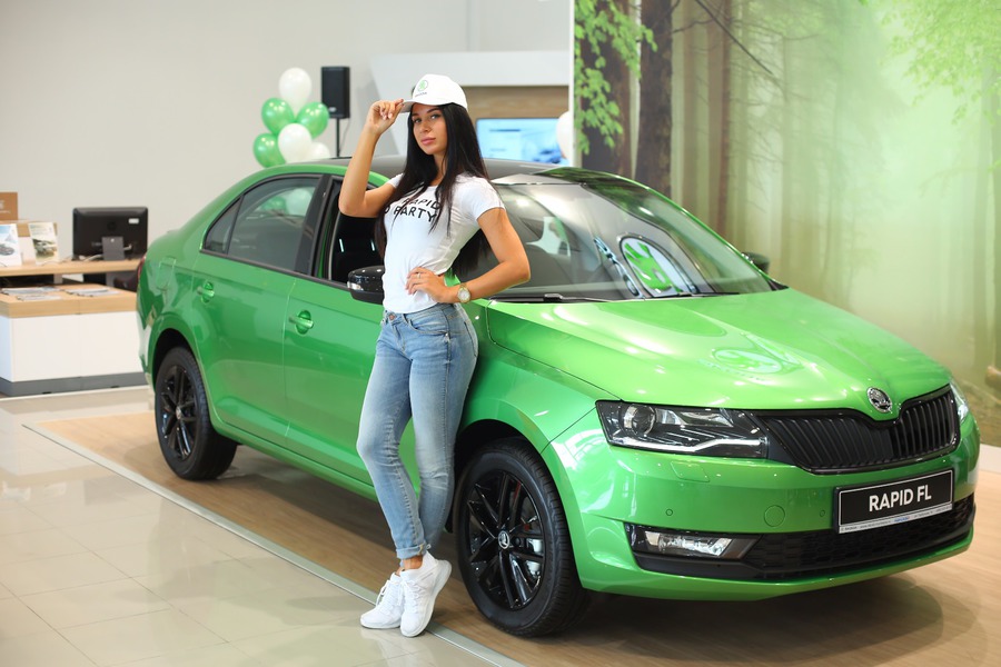 Встреча ŠKODA Rapid в кругу близких друзей