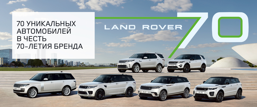 Юбилейная партия Land Rover в «АВИЛОН»!