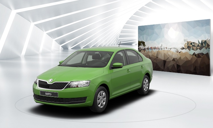 SKODA RAPID. Яркая. Летняя. Твоя