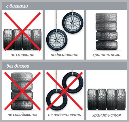 Автомир знает, как правильно хранить резину!