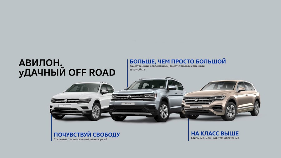 21 сентября 2019г. уДАЧНЫЙ OFF ROAD в АВИЛОН Volkswagen!