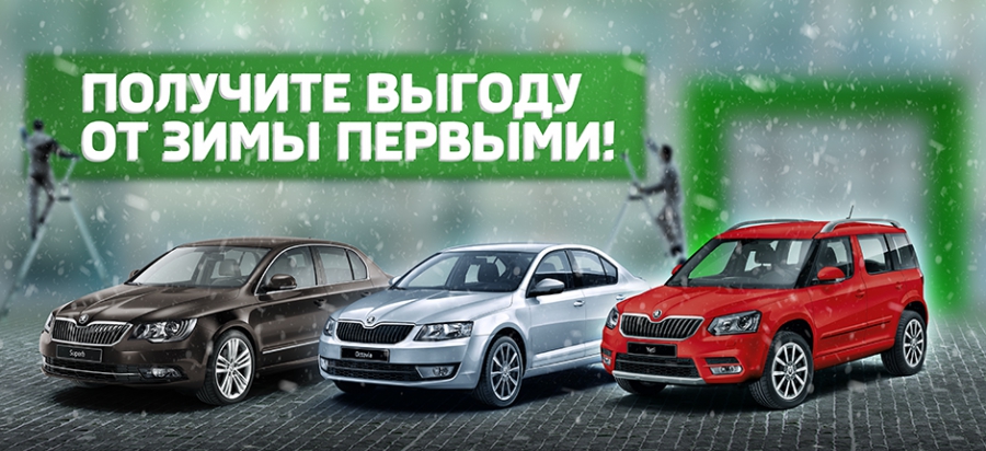 ŠKODA. Берите от зимы все!